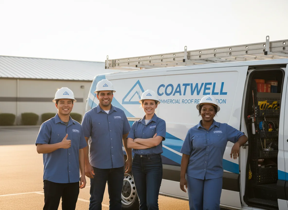 Commercial roof coating company in Ney, OH